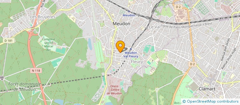 localisation de l'entreprise BETA TITANIUM PROD à MEUDON