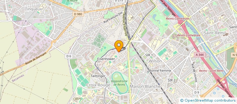 localisation de l'entreprise BETA51  REIMS