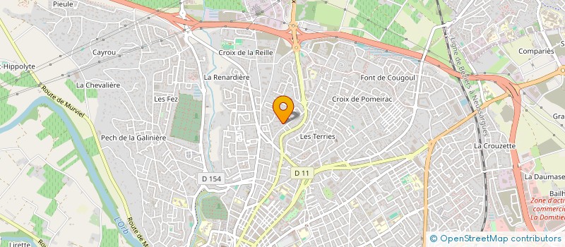 localisation de l'entreprise BETACOM  BEZIERS