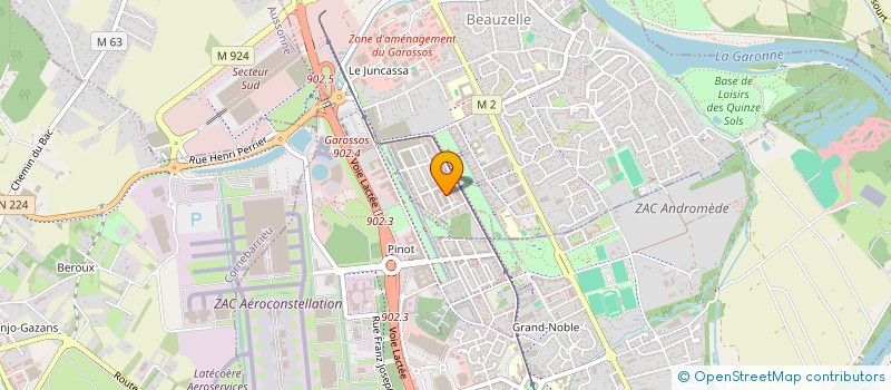localisation de l'entreprise BETAELEC à BEAUZELLE