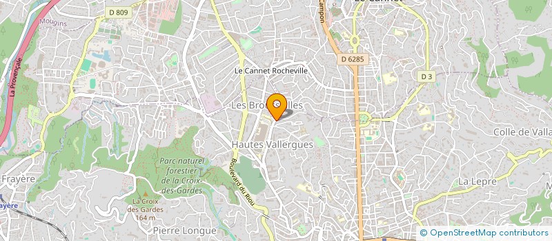 localisation de l'entreprise BETAES à CANNES