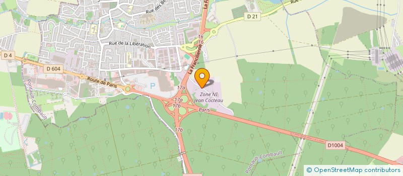 localisation de l'entreprise BETAG 77 à ANNET-SUR-MARNE