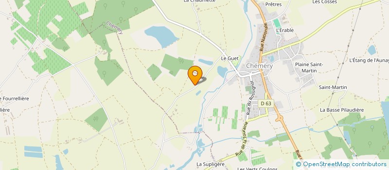 localisation de l'entreprise BETAIL ET VIANDES 41  CHEMERY