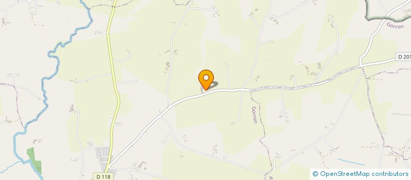 localisation de l'entreprise BETAIL GORONNAIS  QUIMPERLE