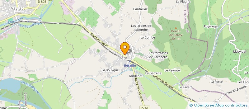 localisation de l'entreprise BETAILLE CENTRE DE SANTE  BETAILLE