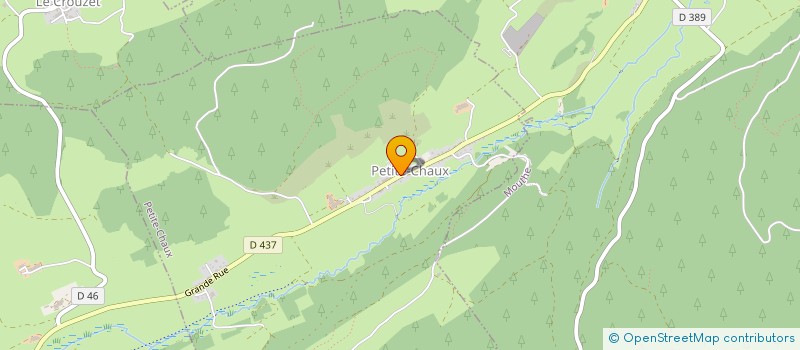 localisation de l'entreprise BETAKRON à PETITE-CHAUX
