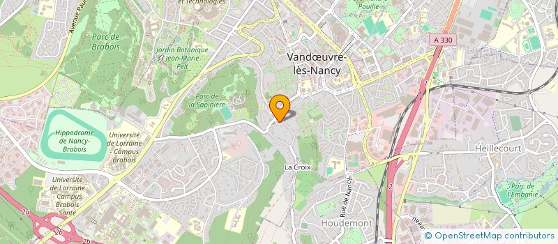 localisation de l'entreprise BETAMECHE 23  VANDUVRE-LES-NANCY