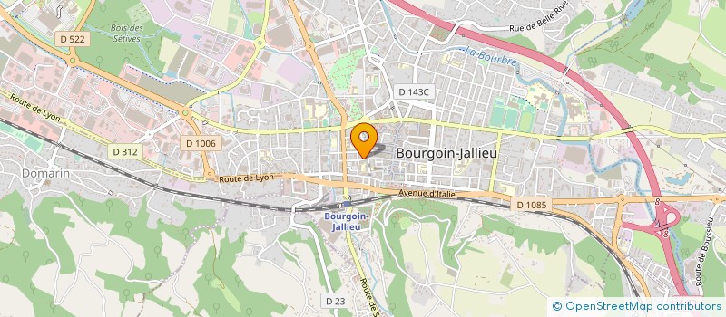localisation de l'entreprise BETANIA-RENOVATION à BOURGOIN-JALLIEU