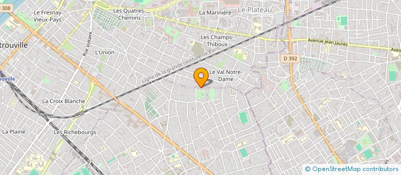 localisation de l'entreprise BETARENOV  POISSY