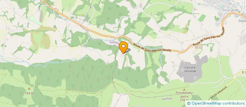 localisation de l'entreprise BETATRANS à SOURAIDE