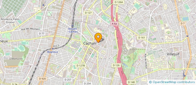 localisation de l'entreprise BETB à CACHAN