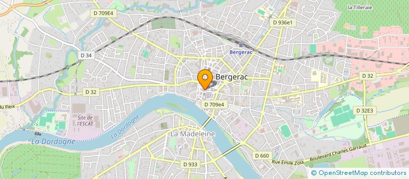 localisation de l'entreprise BETBEDER à BERGERAC