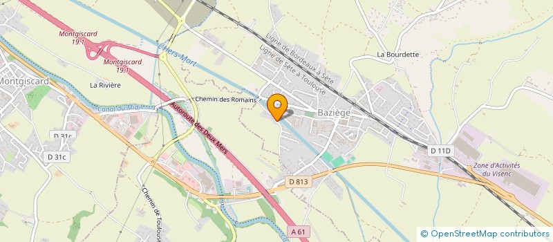 localisation de l'entreprise BETBM.MO à BAZIEGE