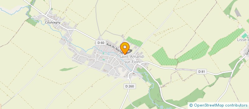 localisation de l'entreprise BETC à SAINT-AMAND-SUR-FION
