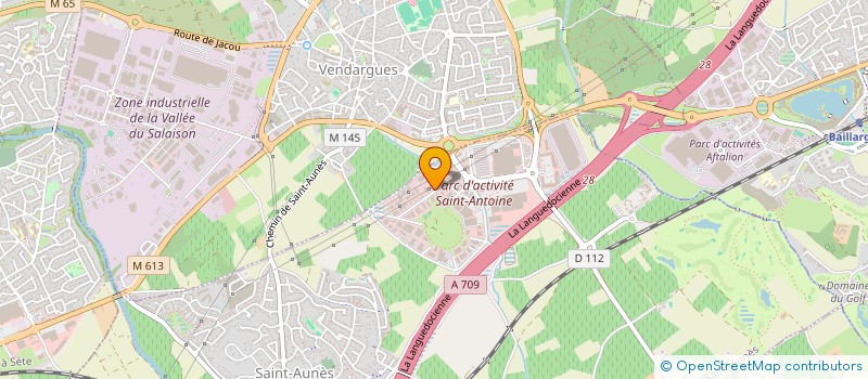 localisation de l'entreprise BETC TEAM à SAINT-AUNES