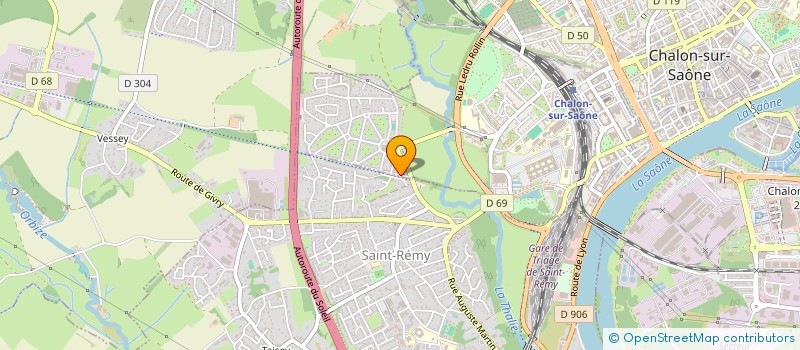localisation de l'entreprise BETCHAWIND à CHALON-SUR-SAONE