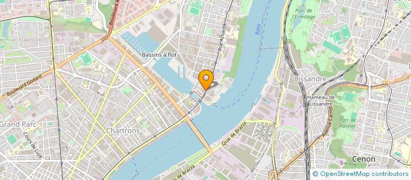 localisation de l'entreprise BETCLIC OVERSEAS  BORDEAUX