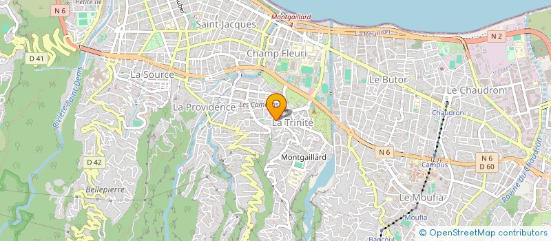 localisation de l'entreprise BETE ROUGE à SAINT-DENIS