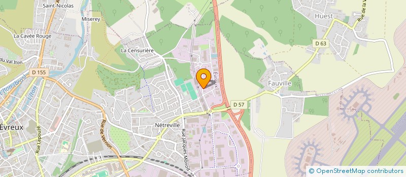 localisation de l'entreprise BETECH INGENIERIE à EVREUX