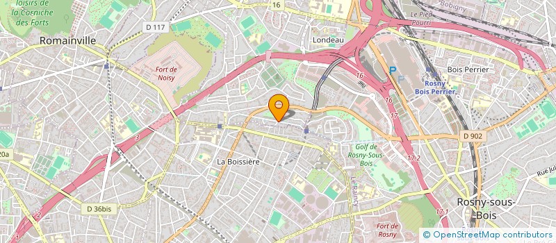 localisation de l'entreprise BETEL à NOISY-LE-SEC
