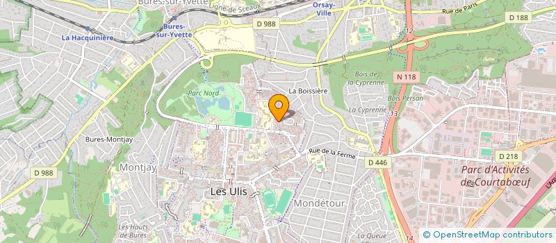 localisation de l'entreprise BETEL ENGINEERING à LES ULIS