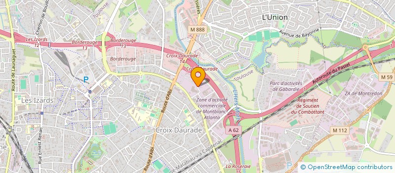 localisation de l'entreprise BETEM INFRA à TOULOUSE