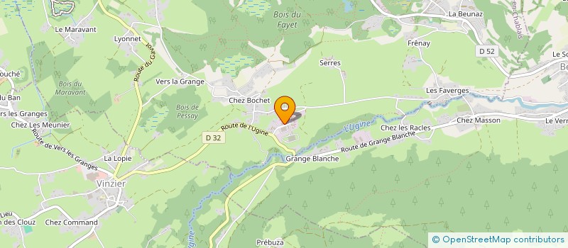 localisation de l'entreprise BETEMPS BOIS  SAINT-PAUL-EN-CHABLAIS