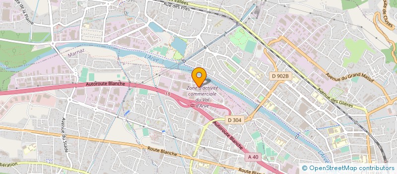 localisation de l'entreprise BETEMPS HUGARD INDUSTRIES à SCIONZIER