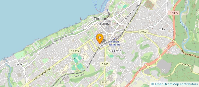 localisation de l'entreprise BETEND BILLIET GREILLER DESSAI à THONON-LES-BAINS