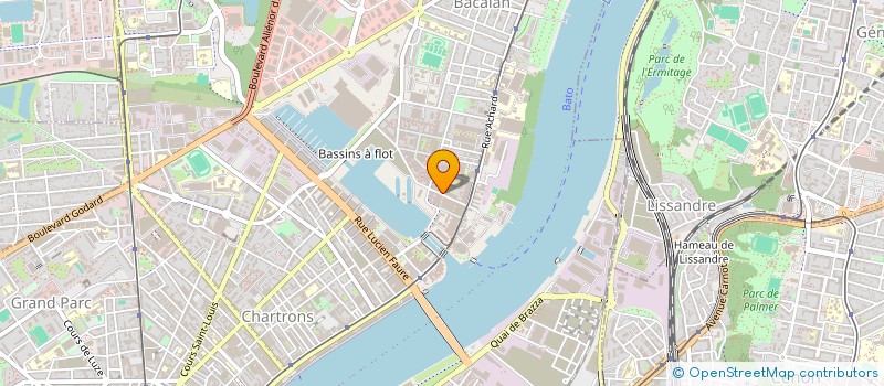 localisation de l'entreprise BETEQ à BORDEAUX