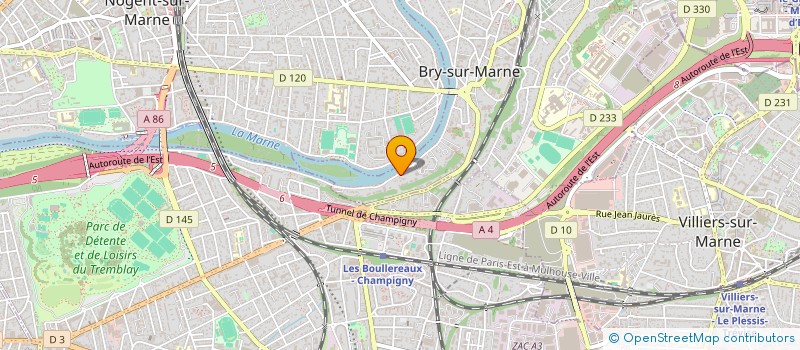 localisation de l'entreprise BETFIPHY  BRY-SUR-MARNE