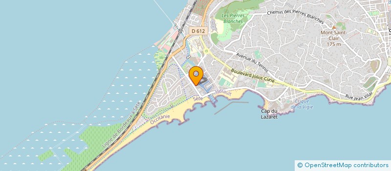 localisation de l'entreprise BETGB EURL à SETE