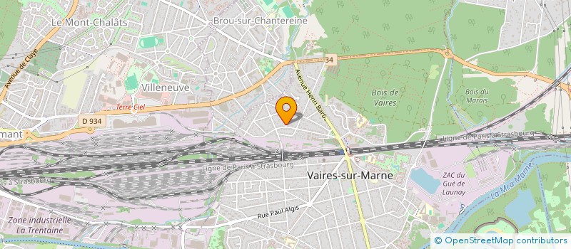 localisation de l'entreprise BETH à VAIRES-SUR-MARNE