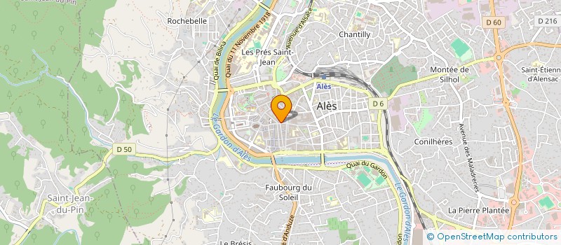 localisation de l'entreprise BETH  ALES