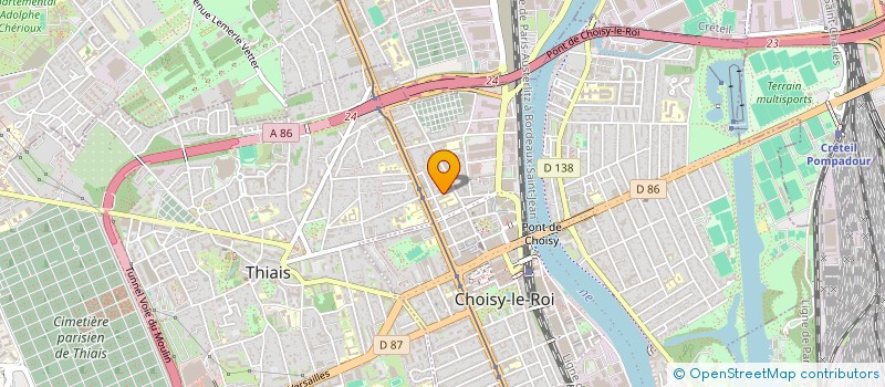 localisation de l'entreprise BETH HABAD D'ORLY-CHOISY-THIAIS à CHOISY-LE-ROI