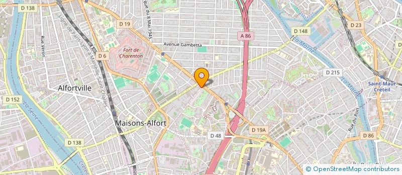 localisation de l'entreprise BETH HABAD LOUBAVITCH MAISONS ALFORT  MAISONS-ALFORT