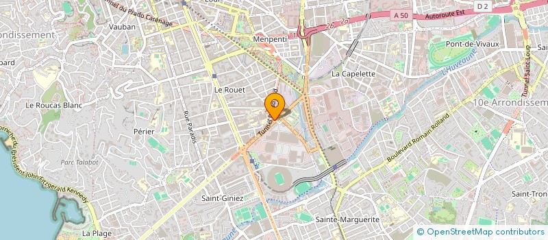 localisation de l'entreprise BETH HABAD MARSEILLE 11 à MARSEILLE