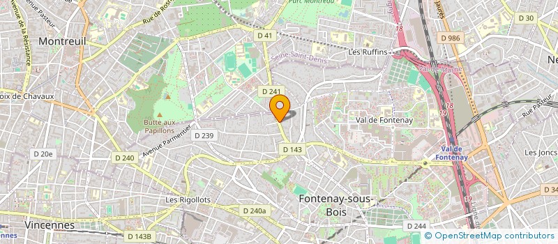 localisation de l'entreprise BETH HABAD MIKVE à FONTENAY-SOUS-BOIS