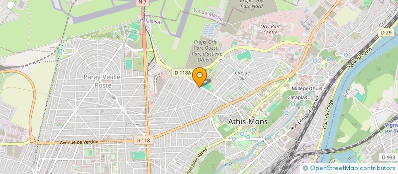 localisation de l'entreprise BETH LOUBAVITCH ATHIS MONS  ATHIS-MONS