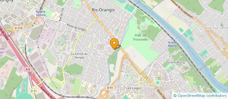 localisation de l'entreprise BETH LOUBAVITCH ESSONNE SUD à RIS-ORANGIS