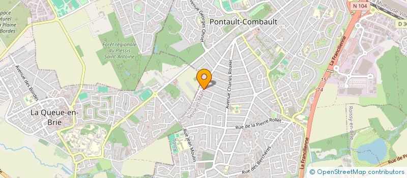 localisation de l'entreprise BETH MENAHEM à PONTAULT-COMBAULT
