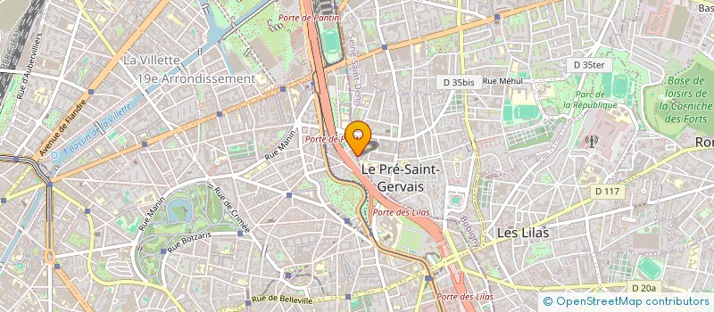 localisation de l'entreprise BETH MENAHEM NINE TEAM à LE PRE-SAINT-GERVAIS