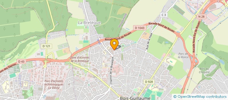 localisation de l'entreprise BETHABARA à BOIS GUILLAUME