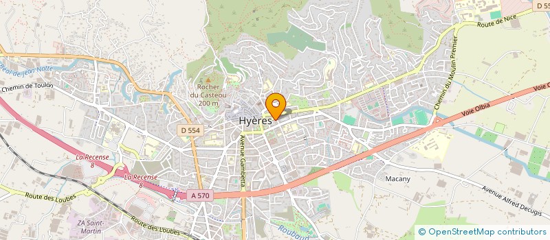 localisation de l'entreprise BETHARON à HYERES