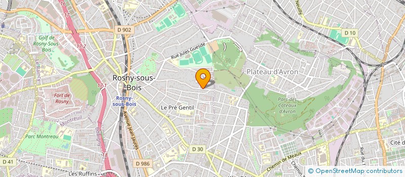 localisation de l'entreprise BETHEL à ROSNY-SOUS-BOIS