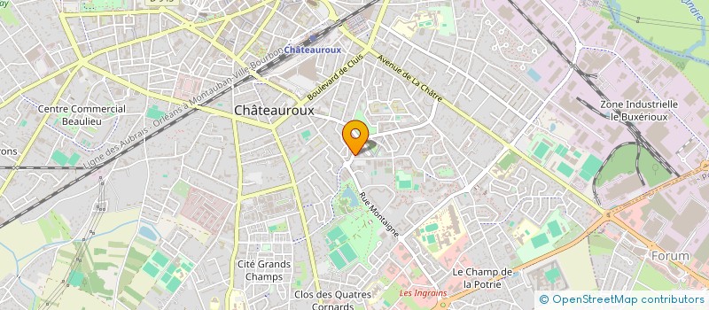 localisation de l'entreprise BETHEL à CHATEAUROUX