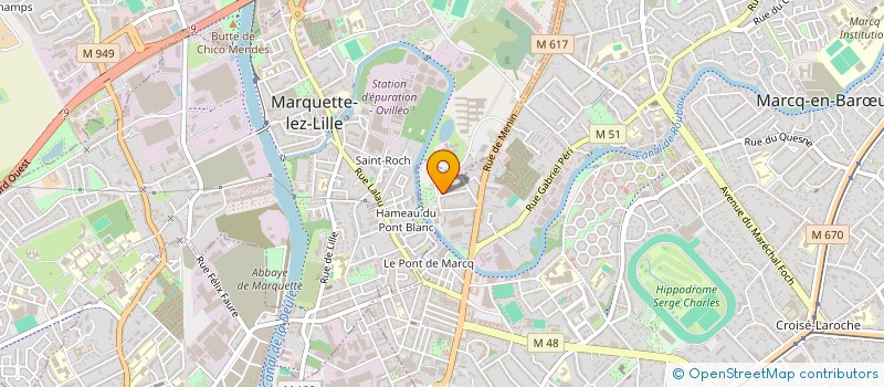 localisation de l'entreprise BETHEL à MARCQ-EN-BARŒUL