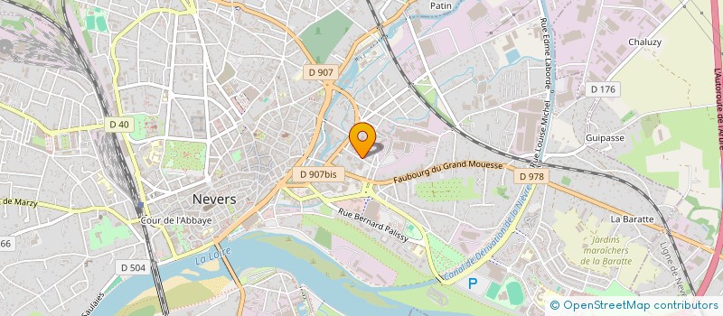 localisation de l'entreprise BETHEL à NEVERS