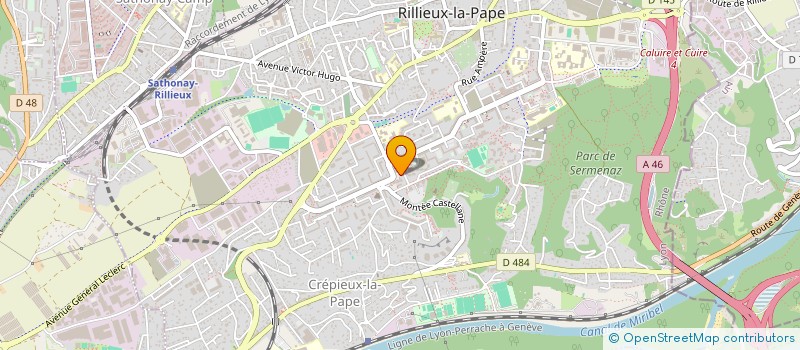 localisation de l'entreprise BETHEL BEAUTY & COSMETIQUES  RILLIEUX-LA-PAPE