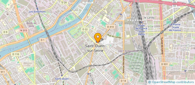 localisation de l'entreprise BETHEL CLEAN MULTI SERVICES à SAINT-OUEN-SUR-SEINE